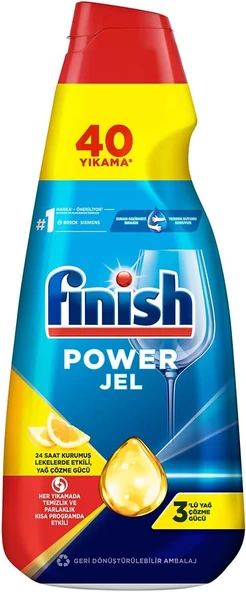 Hepsi Bir Arada Jel Bulaşık Makinesi Deterjanı 1000 Ml Limonlu ürün görseli 1