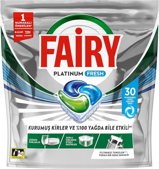 Platinum Fresh Bulaşık Makinesi Kapsülü 30 Yıkama ürün görseli 1