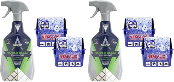 Astonish Küf Temizleyici 750 Ml + 450 G Nem Alıcı 2 Adet (2 Paketi) ürün görseli 1