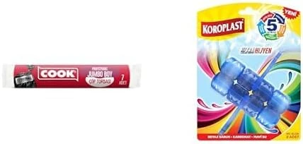 Cook Profesyonel Torbası, Boy 80 Cm X 110 Cm X1 + Koroplast 5 Etkili Wc Blok 2'Li Beyaz Sabun Kokulu X1 ürün görseli 1