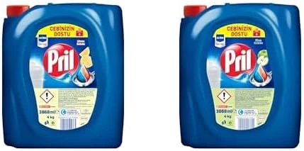 Pril Limon Kokulu Sıvı Bulaşık Deterjanı (1 X 4 Kg) Pril Elma Kokulu Elde Yıkama Sıvı Bulaşık Deterjanı (1 X 4 Kg) ürün görseli 1