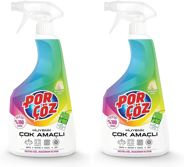 Porçöz Çok Amaçlı Sprey 750 Ml (2 Paketi) ürün görseli 1