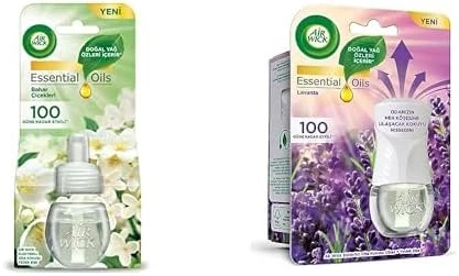 Air Wick Elektrikli Oda Kokusu Yedek Şişe Bahar Çiçekleri Air Wick Elektrikli Oda Kokusu Esansiyel Yağlar Cihaz + Yedek Şişe Lavanta ürün görseli 1