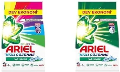 Dağ Esintisi Renklilere Özel Çamaşır Deterjanı 7 Kg 46 Yıkama Dağ Esintisi 7 Kg Hızlı Çözünme Toz Çamaşır Deterjanı ürün görseli 1