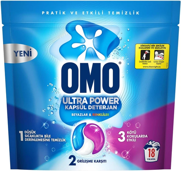 Power Kapsül Çamaşır Deterjanı Yıkama ürün görseli 1