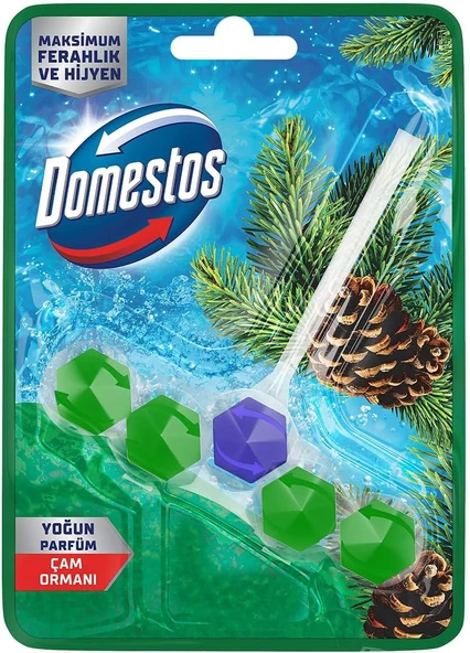 Wc Blok 5'Li Güç Tuvalet Bloğu Çam Ferahlığı Maksimum Hijyen 50 G ürün görseli 1