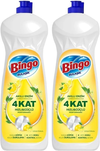 Elde Bulaşık Deterjanı Limon 650 Ml (2 Paketi) ürün görseli 1