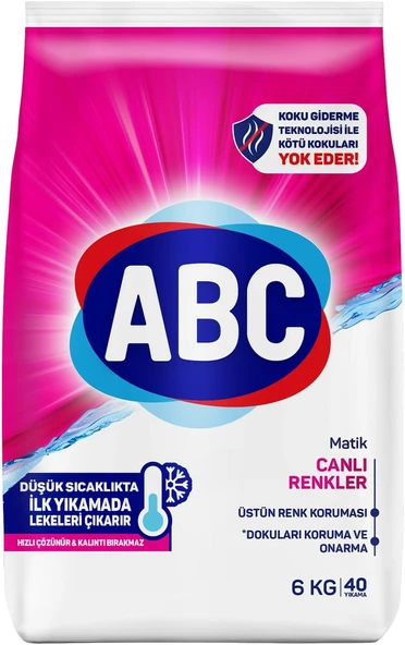 Abc Deterjan Matik Renkler 6 Kg ürün görseli 1