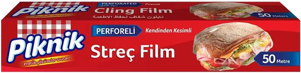 Piknik Perforeli Streç Film 50 M ürün görseli 1