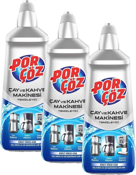Porçöz Çay Kahve Makinesi Temizleyici 400 Ml (3 Paketi) ürün görseli 1
