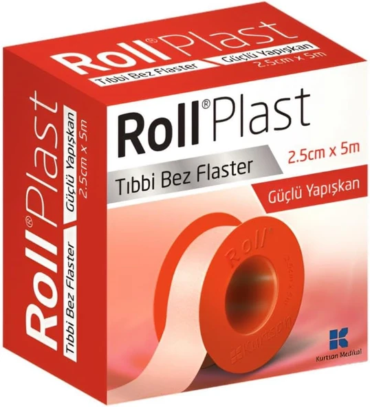 Rollplast Bez Flaster 2,5 Cm X 5 M ürün görseli 1