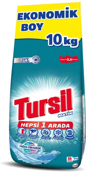 Tursil Yoğun Ferahlık Toz Çamaşır Deterjanı 10 Kg ürün görseli 1