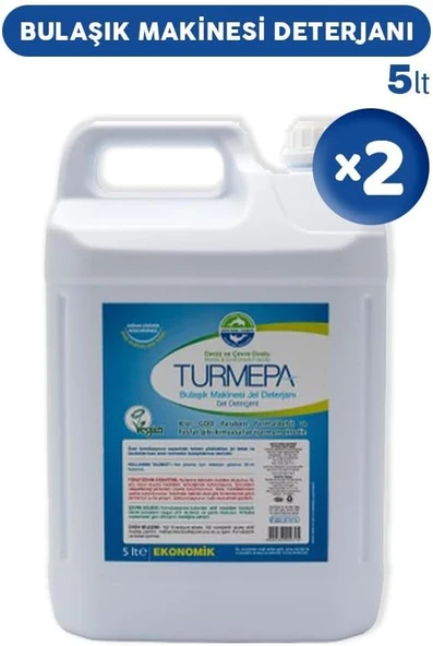Turmepa Jel Bulaşık Makinesi Deterjanı 5 Lt X 2 ürün görseli 1