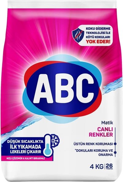 Abc Toz Deterjan Renkliler 4 Kg ürün görseli 1
