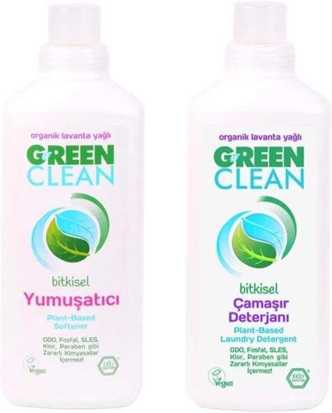 U Green Clean 1000 Ml 2Li Temizlik Seti ürün görseli 1