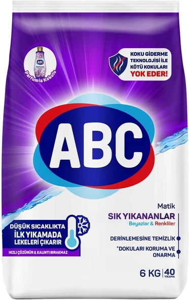 Abc Deterjan Matik Sık Yıkayanlar 6 Kg ürün görseli 1