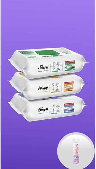 Sleepy Easy Clean Yüzey Temizlik Havlusu 100 Lü 3 Paket (300 Yaprak) Hedi̇yeli̇ ürün görseli 1