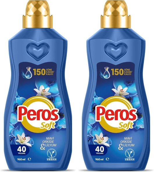 Peros Konsantre Yumuşatıcı Orkide & Lilyum 960 Ml (2 Paketi) ürün görseli 1