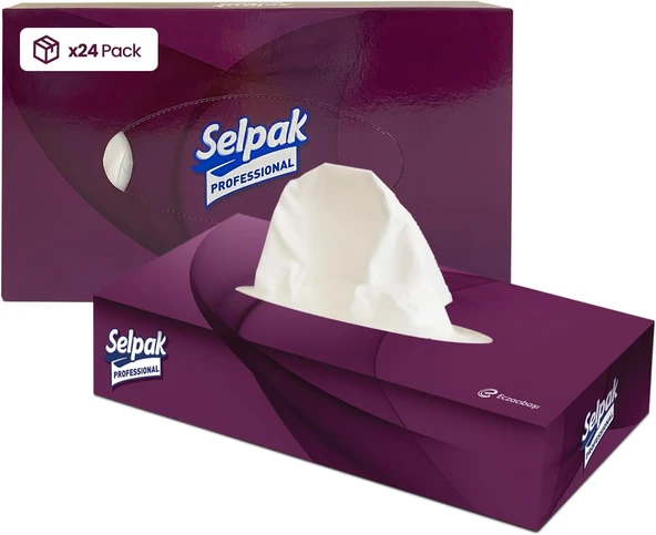 Selpak Professional Extra Kutu Mendil, 80 Yaprak ürün görseli 1