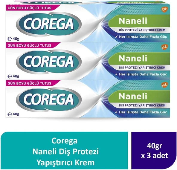 Corega Süper Protez Yapıştırıcı 40 Gr X3 Adet ürün görseli 1
