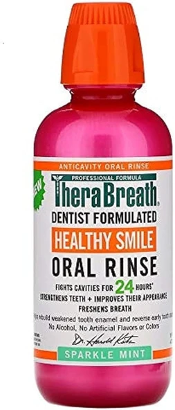 Thera Breath Anticavity Sparkle Mint Ağız Çalkalama Suyu 473Ml ürün görseli 1