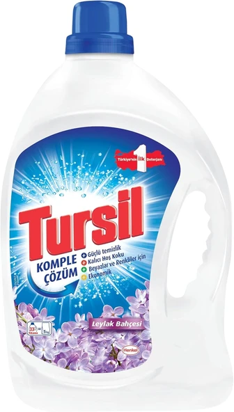 Tursil Matik Power Jel Sıvı Çamaşır Deterjanı Leylak Bahçesi 33 Yıkama ürün görseli 1