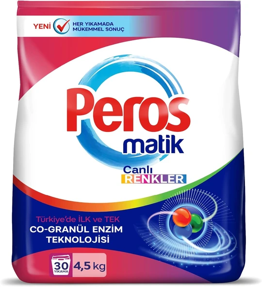 Peros Toz Çamaşır Deterjanı Renkler 4500 G ürün görseli 1