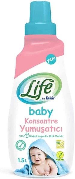 Life Baby Bitkisel Konsantre Yumuşatıcı - 1500 Ml (60 Yıkama) ürün görseli 1