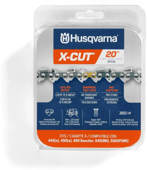 Husqvarna X-Cut Sp33G Testere Zinciri, 50.8Cm, .325" ürün görseli 1