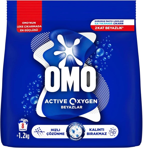 Oxygen Toz Çamaşır Deterjanı Beyazlar Için, 1.2 Kg ürün görseli 1