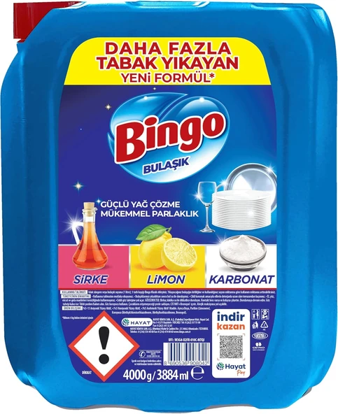 Bulaşık Deterjanı Bidon 4Kg ürün görseli 1