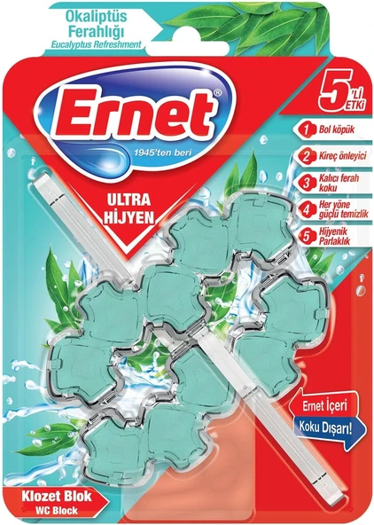 Ernet Klozet Hijyen Okaliptus Ferahliği 2 X 50 G ürün görseli 1