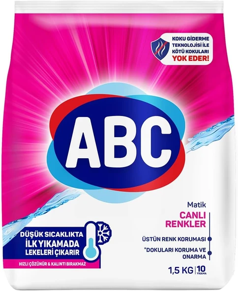 Abc Deterjan Matik Renkler 1,5 Kg ürün görseli 1