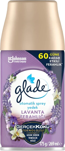 Glade Lavanta Yedek Otomatik Sprey 60 Gün Etkili (1 X 269 Ml) ürün görseli 1