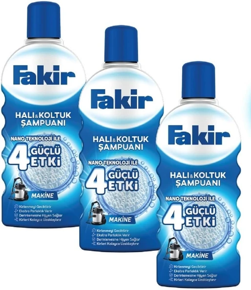 Halı Şampuanı Makineler Için 1000 Ml X 3 Adet ürün görseli 1