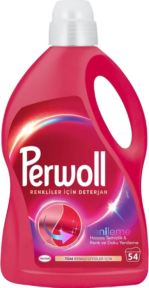 Perwoll Geliştirilmiş Renkli Sıvı Çamaşır Deterjanı 2970 Ml ürün görseli 1