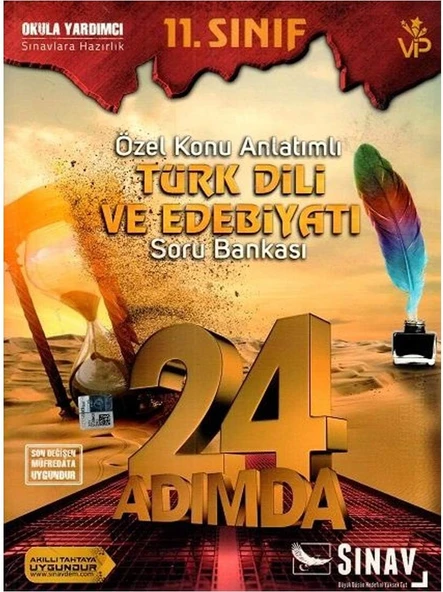 11. Sınıf 24 Adımda Özel Konu Anlatımlı Türk Dili Edebiyatı Soru Bankası (Kapak Değişebilir) ürün görseli 1