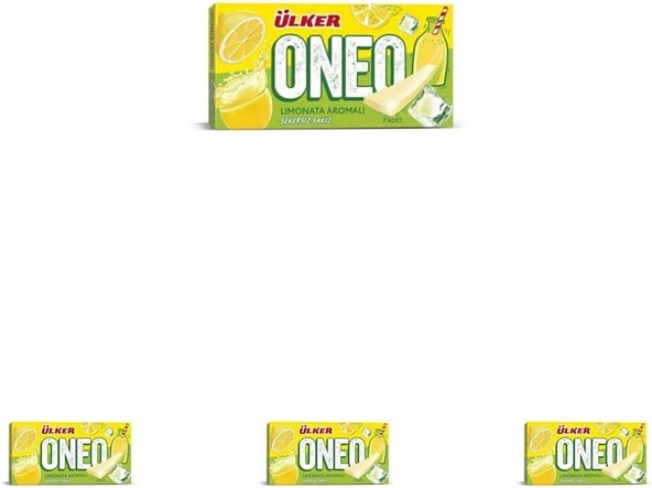 Ülker Oneo Slims Limonata Aromalı Sakız, 14 Gr (4 Paketi) ürün görseli 1
