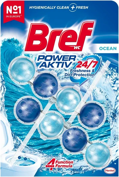 Bref Wc Power Aktiv Okyanus Kokulu 2'Li Klozet Temizleme Topları 1 X 2 Adet, Okyanus 2 ürün görseli 1