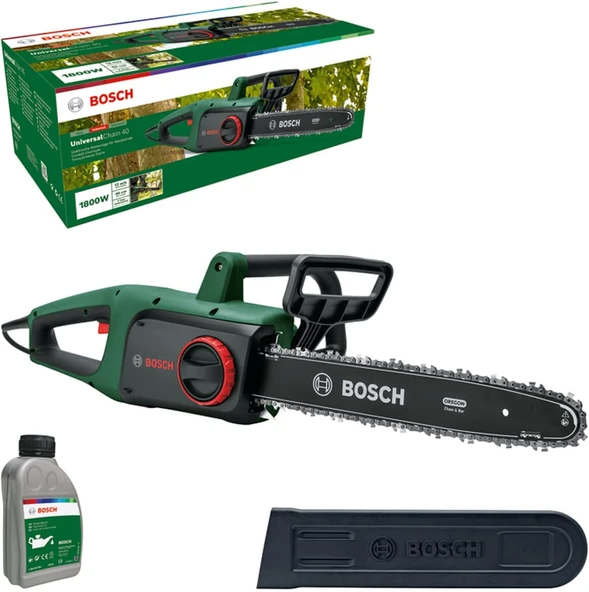 And Garden Zincirli Ağaç Kesme Makinesi Universalchain 40 (1800 W, Hafif: 4,3 Kg, Zincir Hızı: 12 M/Sn, Zincirli Ağaç Kesme Makinesi Yağı Dahil, Karton Ambalajda) ürün görseli 1