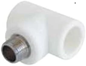 Kalde Pp Erkek Te Dişli 25X3/4X25 Beyaz ürün görseli 1
