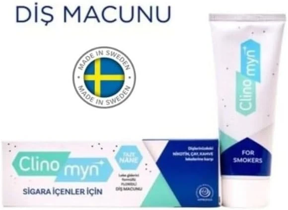 Clinomyn Içenler Için Smokers Beyazlatan Macunu 75 Ml X 5 Adet ürün görseli 1