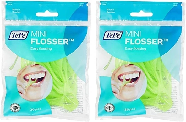 Tepe Mini Flosser İpleri, Çatallı (2 Paketi) ürün görseli 1
