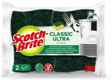 Scotch-Brite Klasik 2'Li Sünger ürün görseli 1