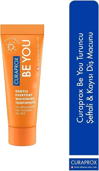Curaprox You Turuncu/Şeftali&Kayısı Macunu 10Ml ürün görseli 1