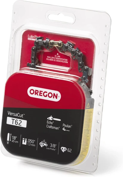 Oregon T62 Versacut 45 Cm Elektrikli Testere Zinciri, Echo'Ya Uyar, Zanaatkar, Poulan Gri ürün görseli 1