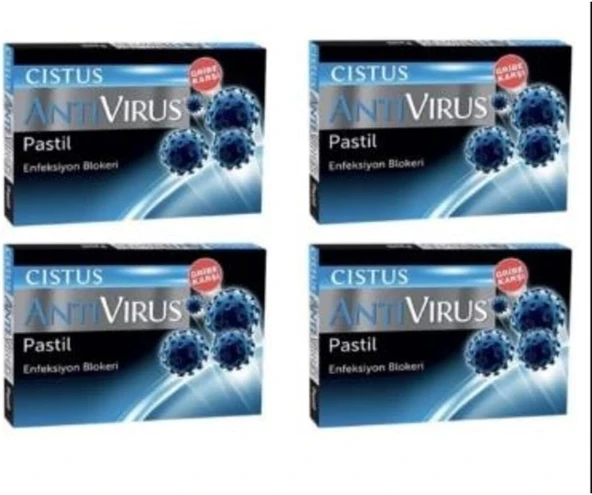 Cistus Antivirus Pastil, 10'Lu X 4 Adet, Enfeksiyon Blokeri ürün görseli 1