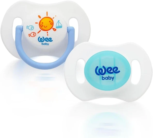 Wee Baby 2'Li Gece Gündüz Emzik No:2 (Saklama Kabı Hediyeli) - ürün görseli 1