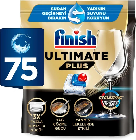 Ultimate 75 Kapsül Bulaşık Makinesi Deterjanı Tableti (1 X 75 Kapsül) ürün görseli 1