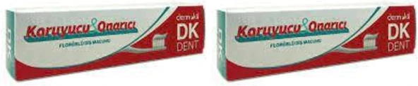 Dkdent Florürlü Koruycu Onarıcı Macunu 100 Ml 2Li Paket ürün görseli 1